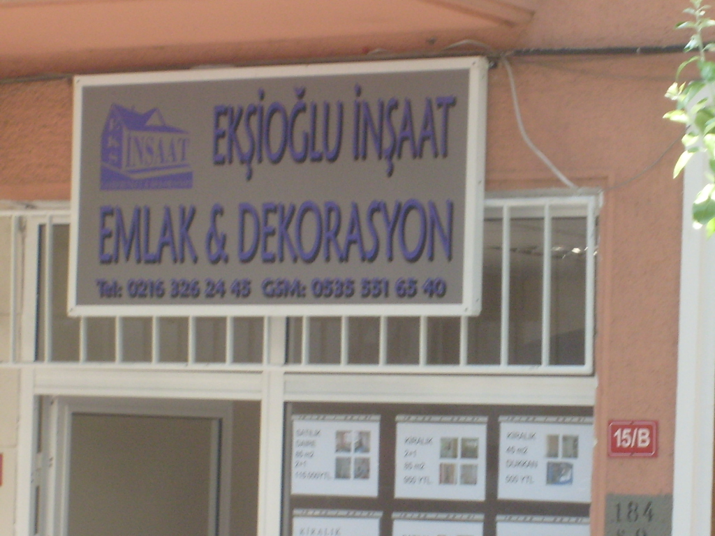 Eksioglu Insaat Emlak Hasanpasa Semt Dunyasi Kadikoy Istanbul Anadolu Yakasi